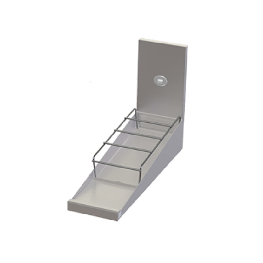 Perlick TSCE8SSR-BP - Tobin Ellis Signature Slanted Liquor Rack, With Integrated Blender Platform