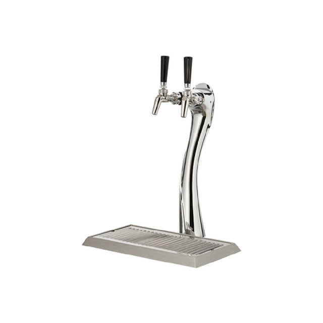 Perlick 69526W-2L-R Lucky Style Wine Dispensing Kit (2) Faucets Chrome (304 Stainless Steel Dispensing Heads & Faucets Drainer 304 Stainless Steel Keg Couplers Air Distributors 304 Stainless Steel Wine Line Connectors Air Hose Air Distributor C