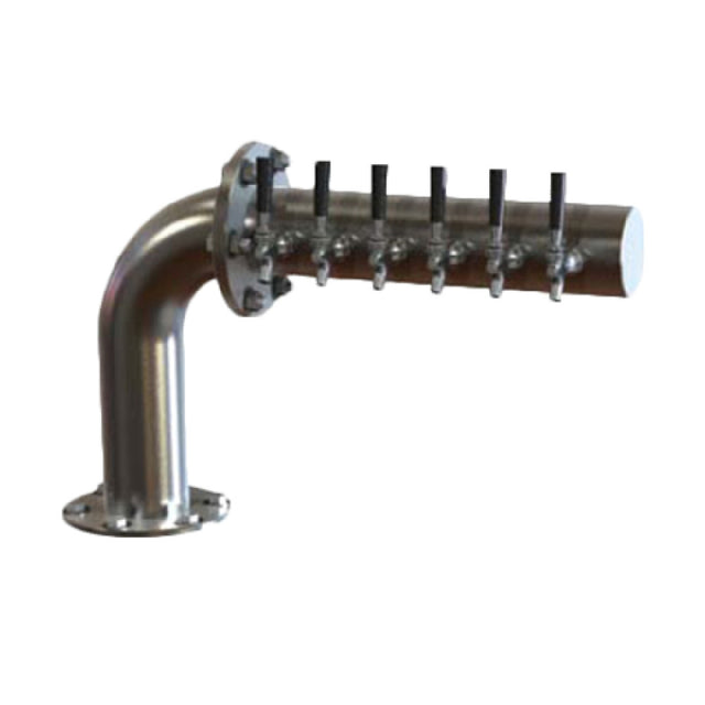 Perlick 4062-10R "L" Brew Pipe Draft Beer Tower Countertop Right Mount