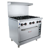 Empura EGR-36C_LP - Single Base Gas Range, Liquid Propane, 36"W X 35"D X 56-1/2"H