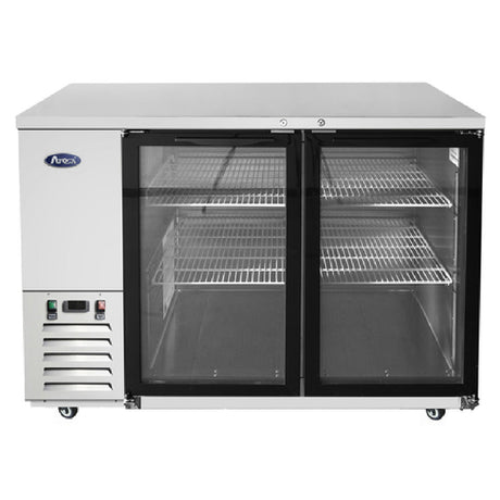 Atosa USA, Inc. MBB59GGR - Atosa Back Bar Cooler, Two-section, 57-4/5"W X 28-1/10"D X 40-1/8"H