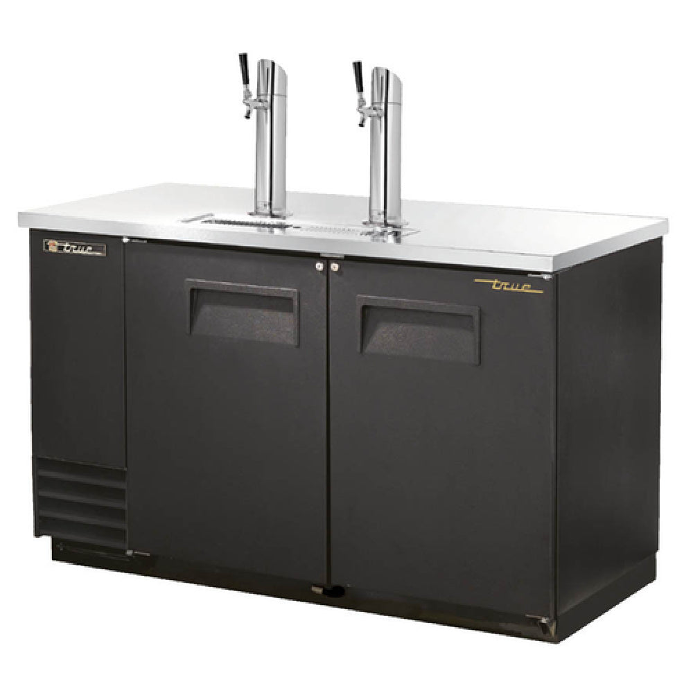 True Mfg. - General Foodservice TDD-2-HC - Draft Beer Cooler, (2) 1/2 Keg Capacity
