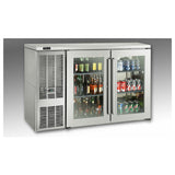 Perlick BBSN52 - Narrow Door Refrigerated Back Bar Cabinet, Two-section, 52"W