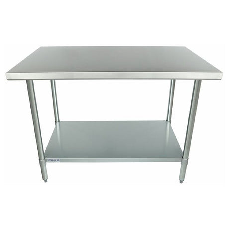 Stainless steel work table with undershelf from Empura Standard Duty in 30’’ X 48’’ size