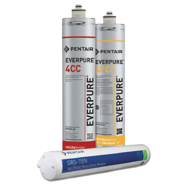 Everpure EV997625 Conserv® 75S RO System Cartridge Kit (1) 4FC5 Pretreatment Carbon Filter