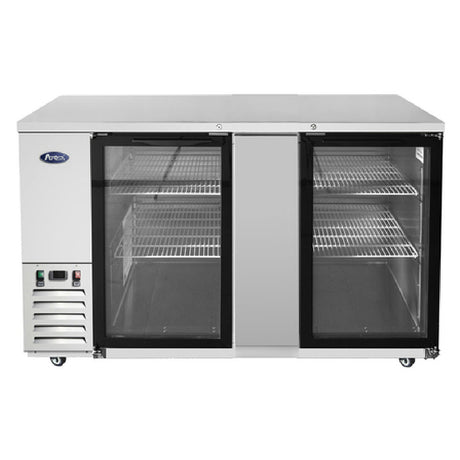 Atosa USA, Inc. MBB69GGR - Atosa Back Bar Cooler, Two-section, 68"W X 28-1/10"D X 40-1/8"H