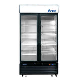 Atosa USA, Inc. MCF8733GR - Refrigerator Merchandiser, Two-section, 39-2/5"W X 31-1/2"D X 81-1/5"H