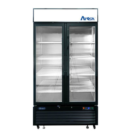 Atosa USA, Inc. MCF8733GR - Refrigerator Merchandiser, Two-section, 39-2/5"W X 31-1/2"D X 81-1/5"H