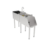 Perlick TSS12BS - TSS Series Underbar Blender Station With 18 Gauge Stainless Steel Dump Sink