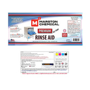 Marston Chemical 300178 Premium Rinse Aid 1 Gallon Prevents Spots On Glassware