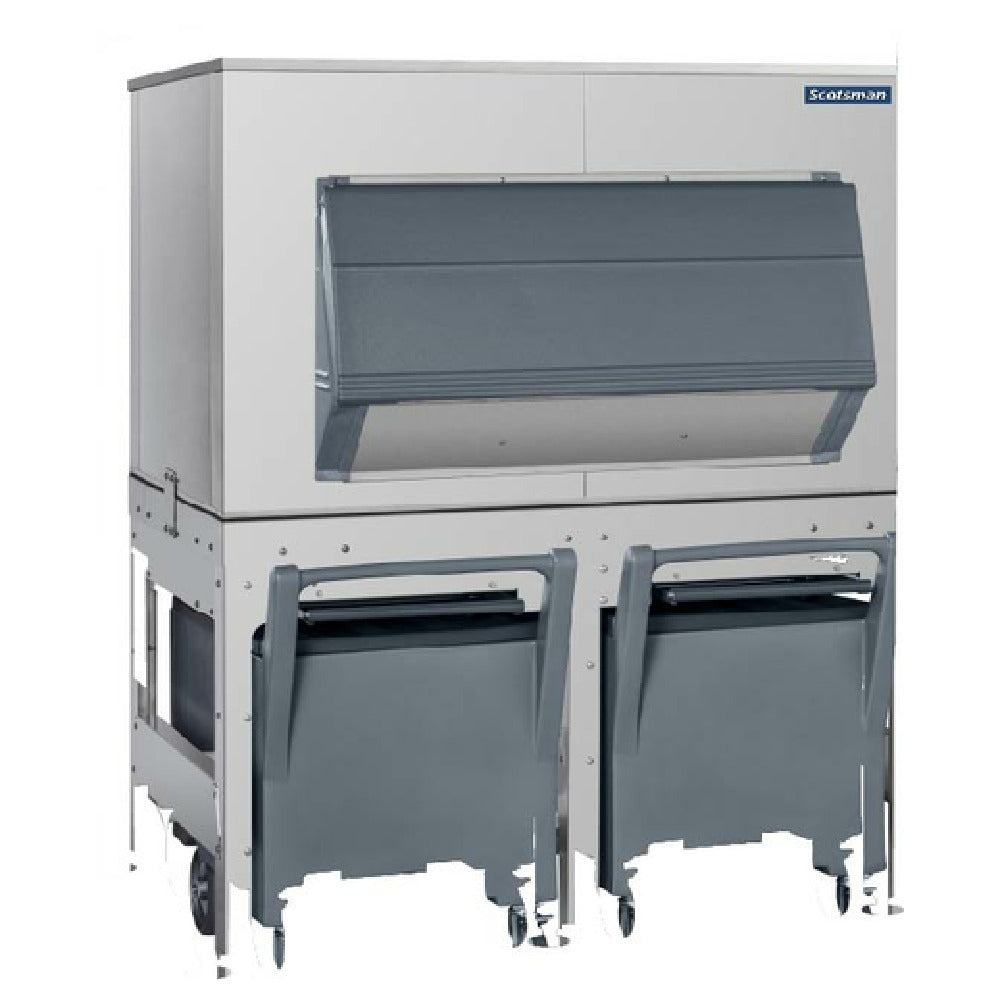 Scotsman ICS1360 - Ice Express Transport System, Side-hinged Front Door & (2) Bays For (2) Roll Under Carts (included)