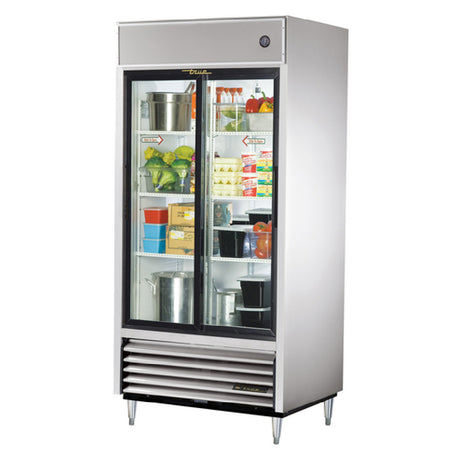 True Mfg. - General Foodservice TSD-33G-HC-LD - Refrigerator, Reach-in, (2) Glass Sliding Doors