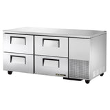 True Mfg. - General Foodservice TUC-67D-4-HC - Deep Undercounter Refrigerator, 33 - 38°F