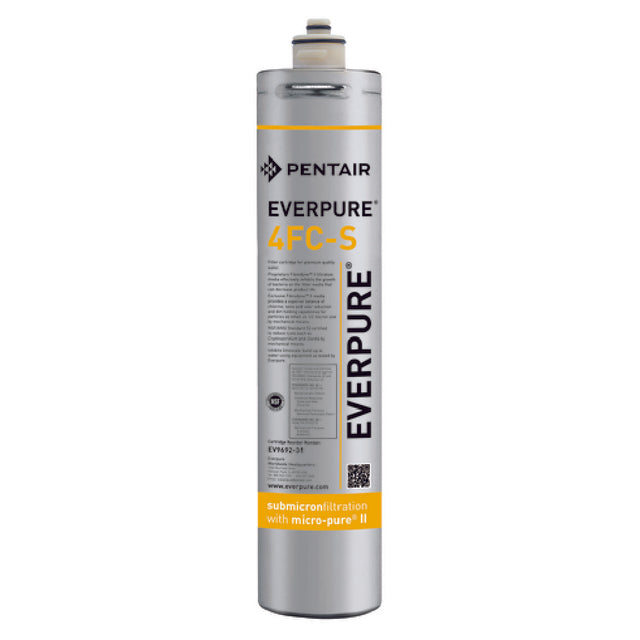 Everpure EV969231@2 Replacement Cartridge: 4FC-S Water Filter Cartridge 4FC-S