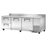 True Mfg. - General Foodservice TWT-93D-2-HC - Deep Work Top Refrigerator, Three-section