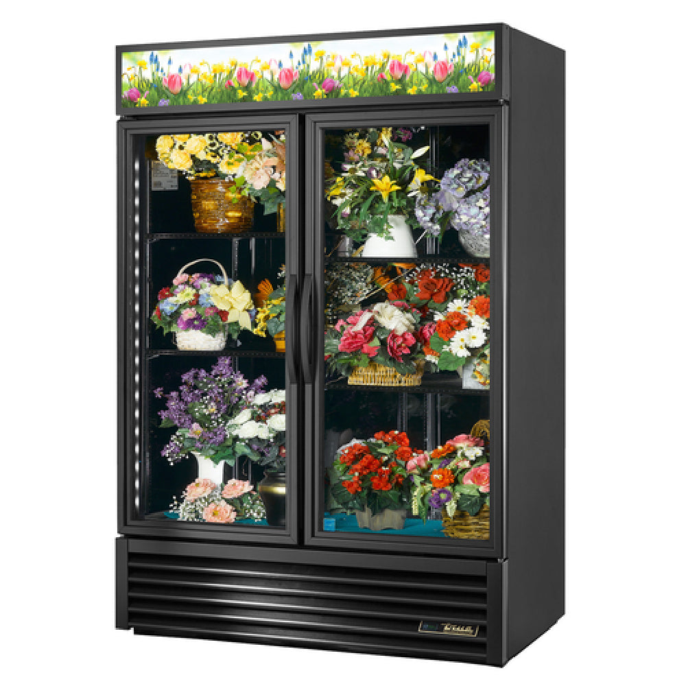 True Mfg. - General Foodservice GDM-49FC-HC~TSL01_WH - Floral Merchandiser, Two-section