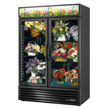 True Mfg. - General Foodservice GDM-49FC-HC~TSL01_WH - Floral Merchandiser, Two-section
