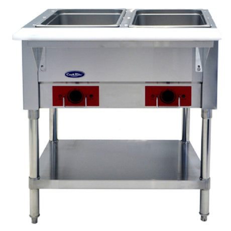 Atosa USA, Inc. CSTEA-2C - CookRite Steam Table, Electric, Dry Or Wet Heat