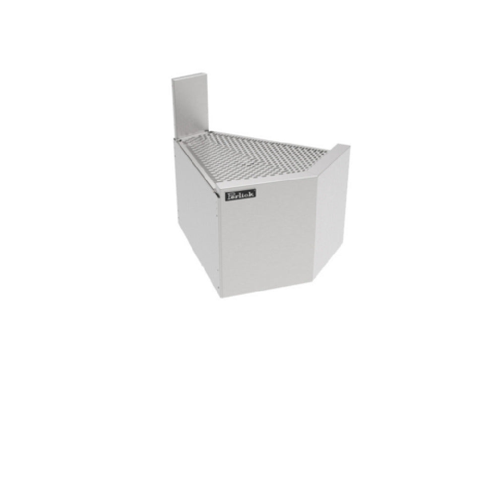 Perlick TS45D-FO TS Series Underbar Outside Corner Drainboard 45° Angle Clipped Rear Corner