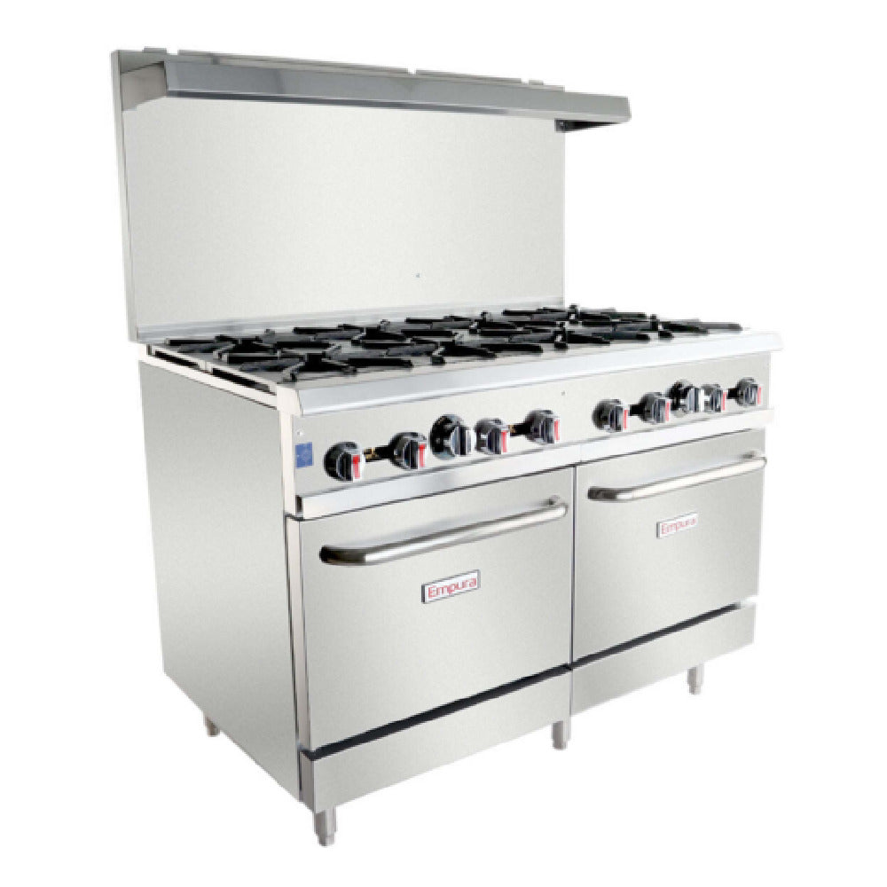 Empura EGR-48_NAT - Double Base Gas Range, 48"W X 32 1/2"D X 59 3/4"H, Natural Gas