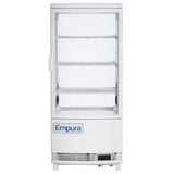 Empura E-RDC-17W-2D - Refrigerated Display Case, Countertop 16.9"W × 16.6"D × 38.9"H