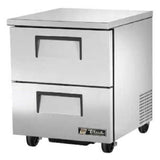 True Mfg. - General Foodservice TUC-27D-2-HC - Undercounter Refrigerator, 33 - 38°F