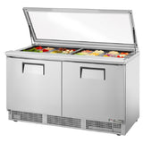 True Mfg. - General Foodservice TFP-64-24M-FGLID - Sandwich/Salad Unit, Two-section