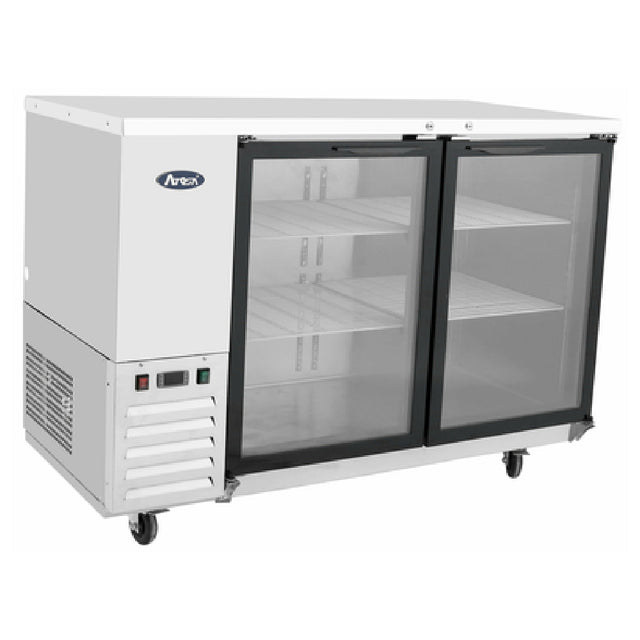 Atosa MBB48GGR Atosa Back Bar Cooler Two-section 48"W X 28-1/10"D X 40-1/10"H