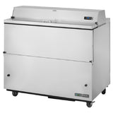 True Mfg. - General Foodservice TMC-49-S-SS-HC - Mobile Milk Cooler, Forced-air, (12) 13" X 13" X 11-1/8" Crate Capacity