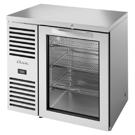 True Mfg. - Premier Bar TBR36-RISZ1-L-S-G-1 - Refrigerated Back Bar Cooler, One-section
