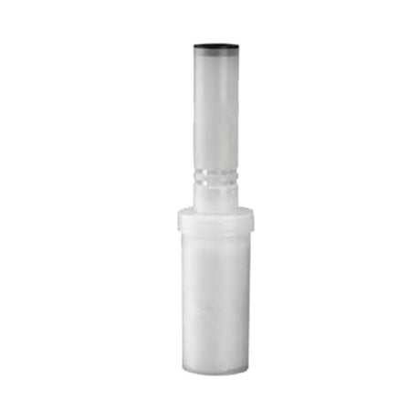 White plastic sprinkler head with nozzle on Everpure EV979942 SS-XL ScaleStick Water Filter