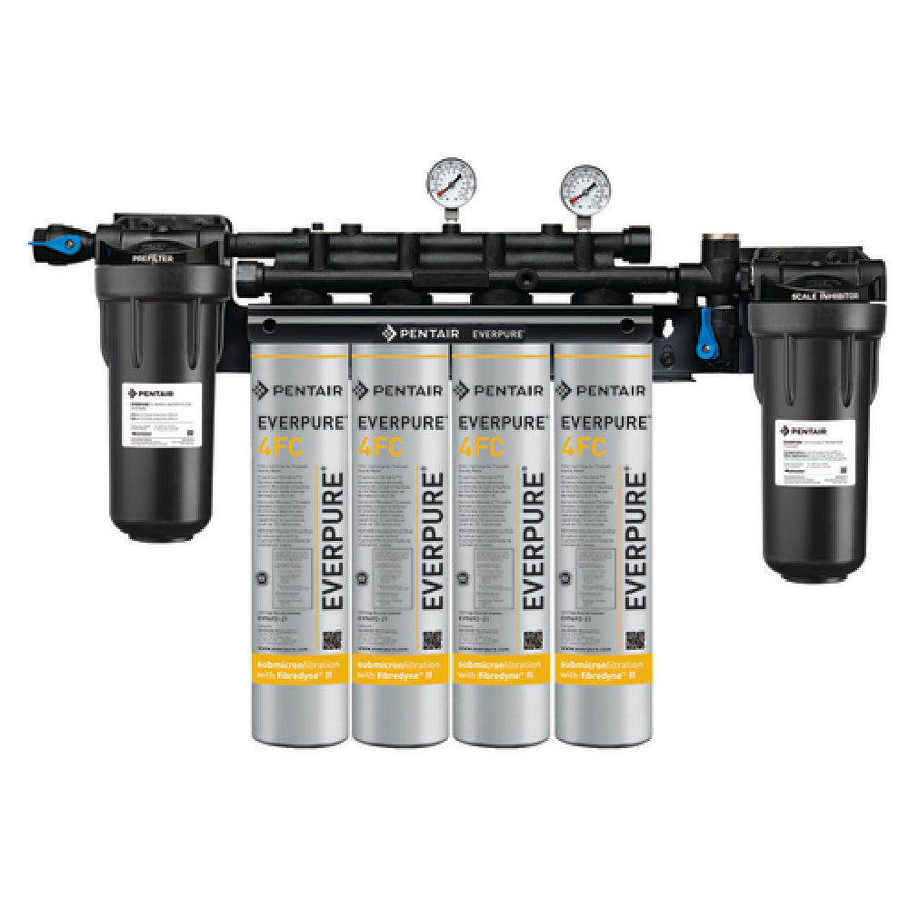 Csr Easy Flow Everpure HIGH FLOW CSR QUAD 4FC CSR Water Filtration System High Flow ...