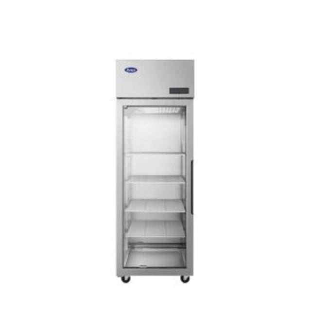Atosa USA, Inc. PLUS-R1-GS-L-PT - Top Mount Pass-Thru Refrigerators, 30"W, Front Glass Door