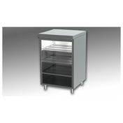 Perlick DBGS18 - Back Bar Glass Storage Cabinet, 18"W, (3) Adjustable Sound-deadened Shelves