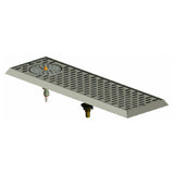 Perlick C18650A-GRE - C18000 Series Drip Tray Trough, With Built-in Rinser On End