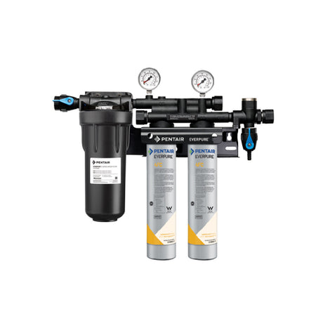 Everpure QC7I PF TWIN 4FC QC7I Water Filtration System QC7I PF Twin 4FC (1) EC110 Prefilter