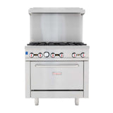 Empura EGR-36_LP - Single Base Gas Range, Liquid Propane, Field Conversion Kit To Natural Gas Included