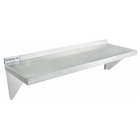 Stainless Steel Wall-Mounted Shelf with Raised Lip Edge for Empura 1236WS18G Storage