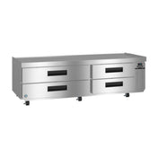 Hoshizaki CR85B - Steelheart® Series Refrigerated Equipment Stand, Two-section, 85"W X 33-1/4"D X 27"H