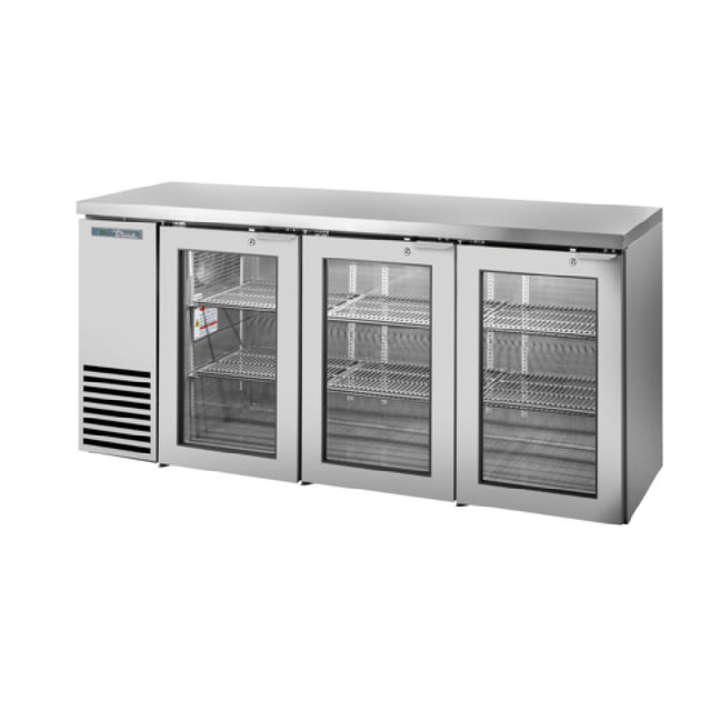 True Refrigeration TBB24-72-3G-Z1-SFT-S-1 Back Bar Cooler Two-section