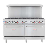 Empura EGR-60_LP - Double Base Gas Range, Liquid Propane, 60"W X 32-5/8"D X 60-1/8"H