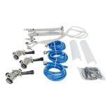 Empura E-KDD-TOWER-KIT-3 - Draft Beer Dispensing Tower Kit, Triple Faucet, Compatible With E-KDD Draft Beer Dispensing Series