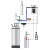 Perlick KCTCDD-X Circulating Cocktail Dispensing Kit Direct Draw Including Pump