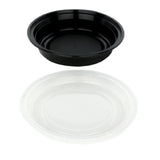 Empura RSL-923 - Microwavable Togo Container, 7.28"W X 7.28"D X 1.6"H, 24 Oz Capacity