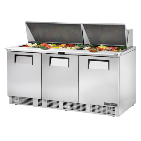 True Mfg. - General Foodservice TFP-72-30M-HC - Sandwich/Salad Unit, Three-section