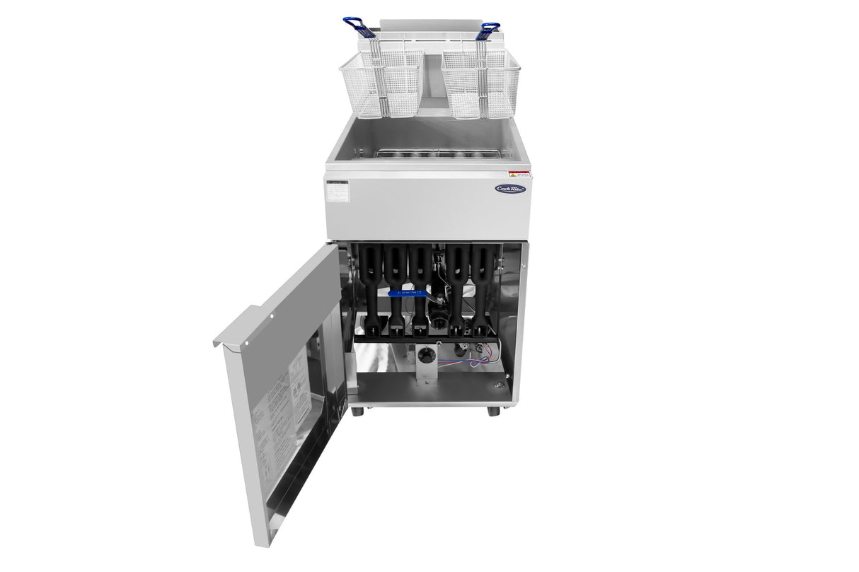 Atosa ATFS-75ES-NG Deep Fryer Natural Gas Floor Model