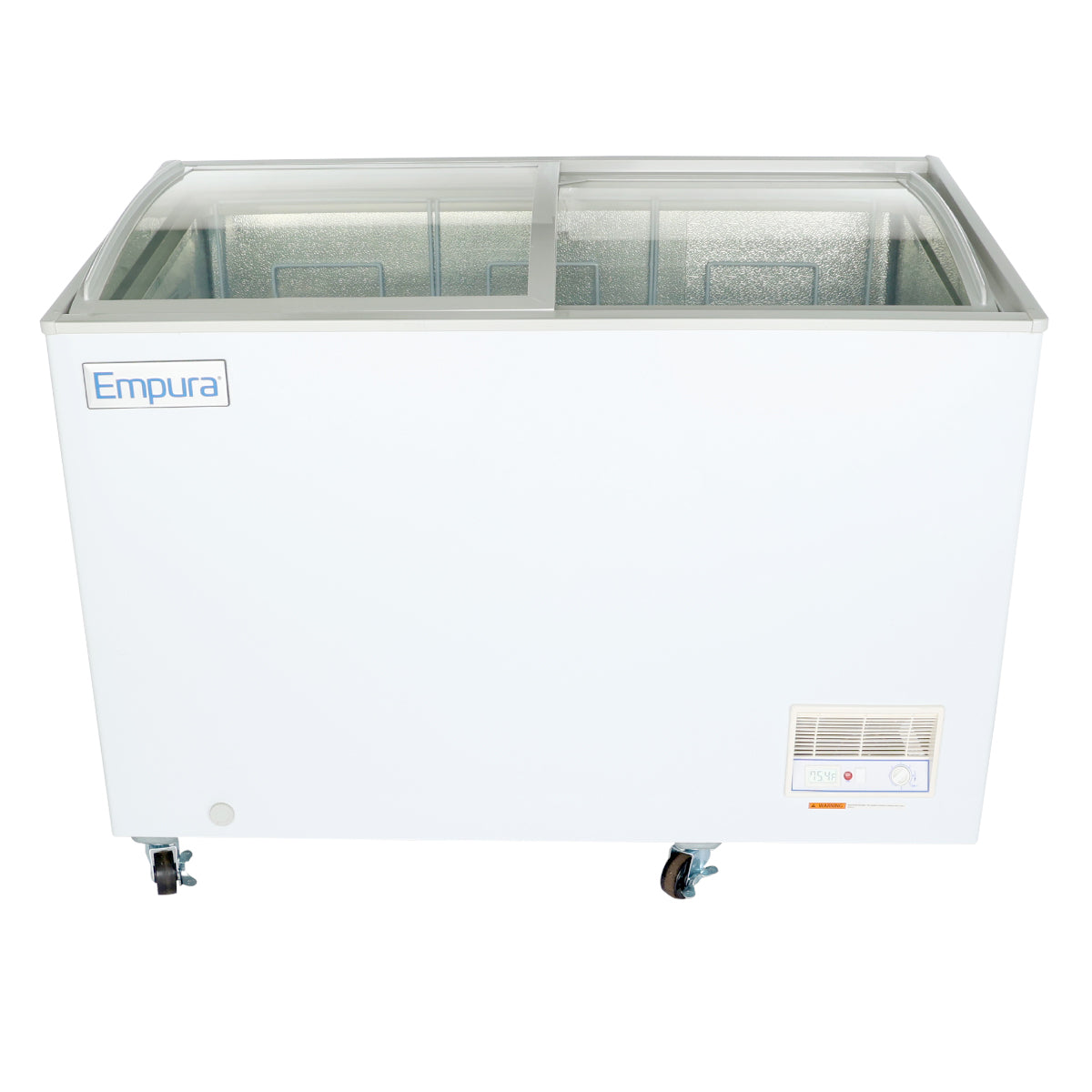 Empura Refrigeration E-CFCG-10 Oblique Curved Lid Chest Freezer 47.05"W X 25.75"D X 36.89"H