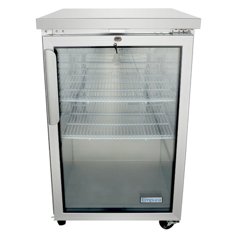 Empura Refrigeration E-KBB24-1G-29-S Back Bar Cooler 24.1"W X 29.9"D X 38.7"H 8.1 Cu. Ft. Capacity