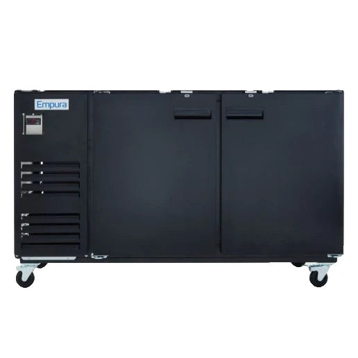 Empura Refrigeration E-KBB70-2-27 Back Bar Cooler 2 Swing Solid Doors 69"W X 27 5/8"D X 42 1/2"H