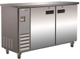 Empura Refrigeration E-KBB60-2-24-S Back Bar Cooler 2 Swing Solid Doors 61"W X 24 7/16"D X 41 3/4"H